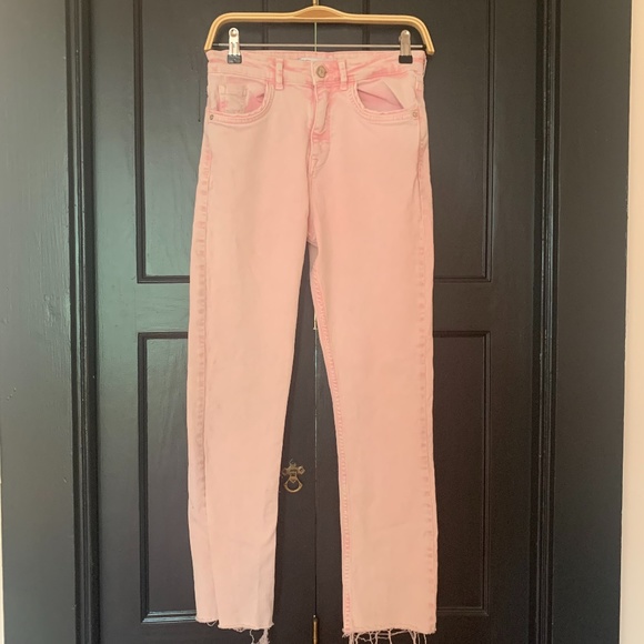 Zara Denim - Zara Light Pink/almost Peachy Jeans